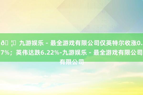 🦄九游娱乐 - 最全游戏有限公司仅英特尔收涨0.7%；英伟达